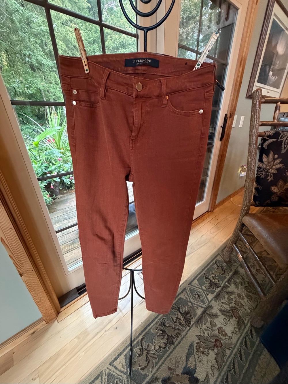 Liverpool Los Angeles Dp Cinnamon The Ankle Skinny Sz 4 Jeans